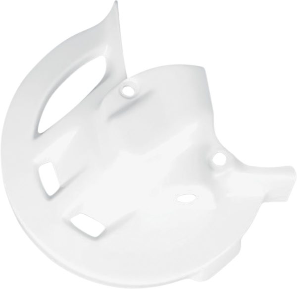 UFO FRONT DISC GUARD HONDA CR125/250/500 WHITE
