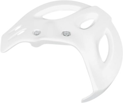 UFO FRONT DISC GUARD SUZUKI RM125/250 WHITE