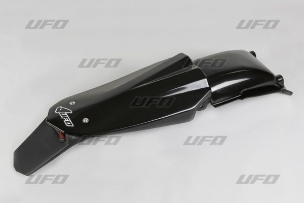 UFO ENDURO Hinterradkotflügel W/ LED-LIGHT für Husqvarna CR/WR BLACK