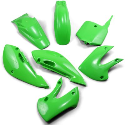 UFO Plastikkit KAWASAKI KLX110 KX-GREEN