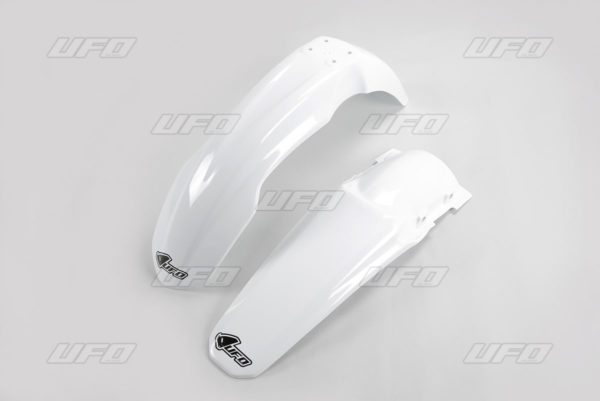 UFO Vorne & Hinterradkotflügel KIT HONDA CRF250R WHITE