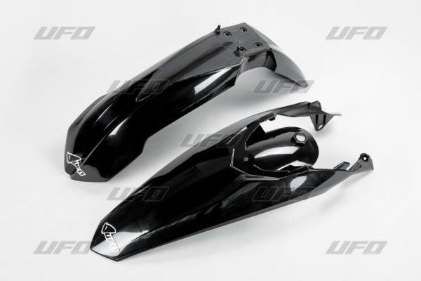 UFO Vorne & Hinterradkotflügel KIT KTM EXC 12-13 BLACK