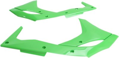 UFO Kühlerspoiler KAWASAKI KXF250 17- KX-GREEN