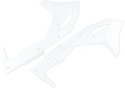 UFO Kühlerspoiler KAWASAKI KXF250 WHITE