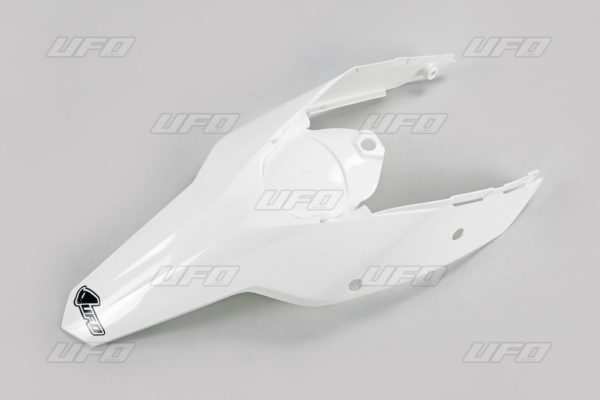 UFO Hinterradkotflügel W/Seitenteile KTM EXC 125 WHITE