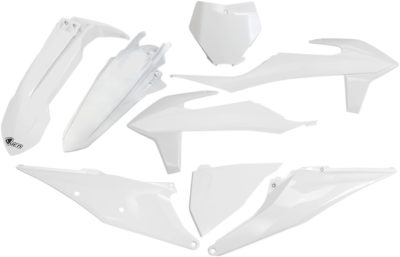 UFO Plastikkit für KTM SX/SX-F 125 19-  WHITE