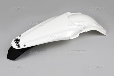 UFO ENDURO Hinterradkotflügel W/ LED-LIGHT KAWASAKI KXF250/450 WHITE