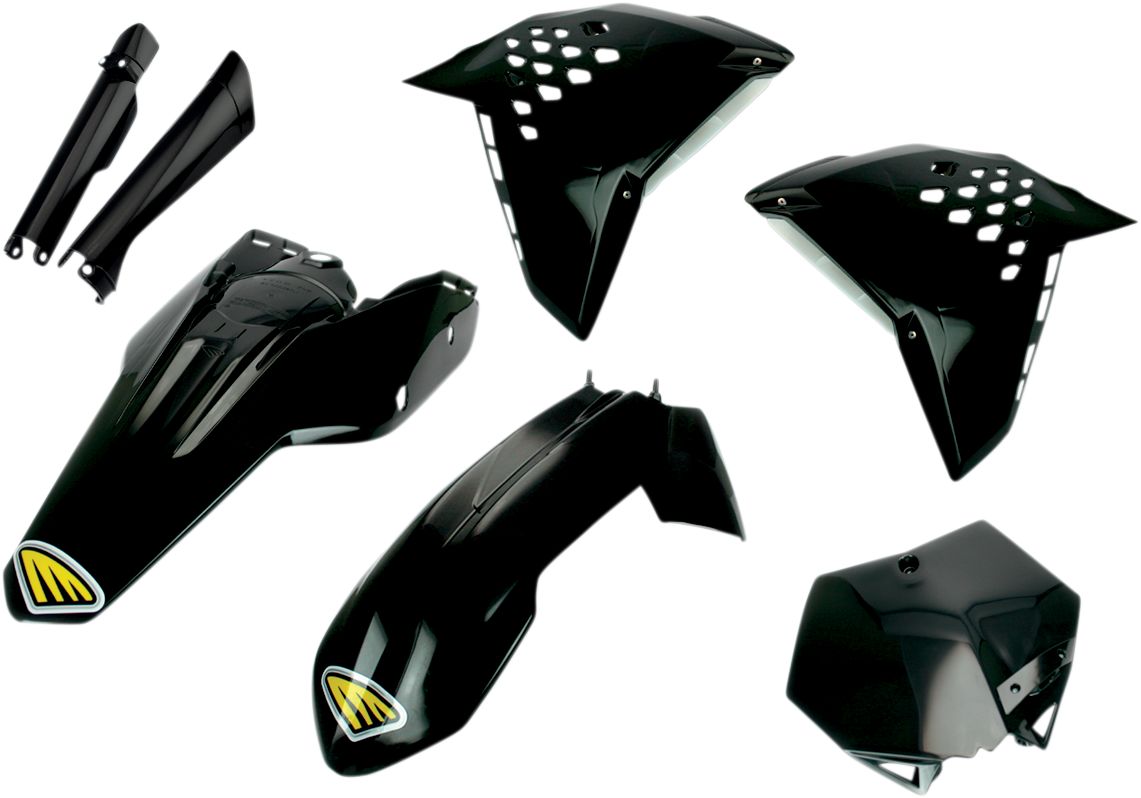 CYCRA POWERFLOW COMPLETE PLASTIKKIT für KTM SX SXF 125 250 450 08-10 BLACK