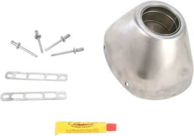 FMF FACTORY 4.1 RCT STAINLESS END CAP ENDKAPPE KIT KXF RMZ YZF ALL SINGLE SYSTEMS