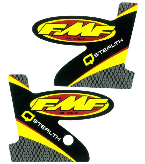 FMF DECAL AUFKLEBER LOGO Q-STEALTH STRAIGHT VINYL