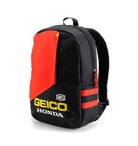 100% Geico Honda Rucksack “Haversack” Schultasche rot /schwarz