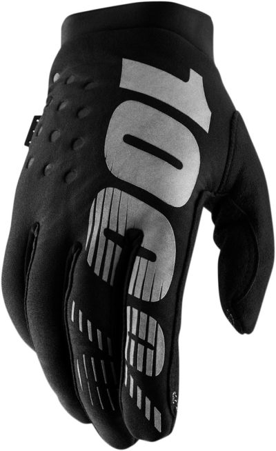 100% HANDSCHUHE BRISKER COLD WEATHER GLOVES BLACK/GRAY