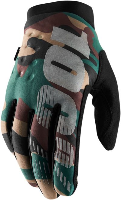 100% HANDSCHUHE BRISKER COLD WEATHER GLOVES CAMO/BLACK