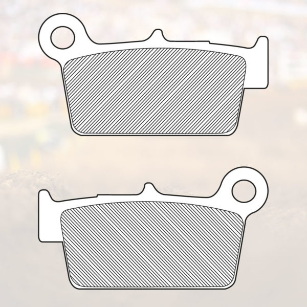 Renthal Bremsbeläge hinten Kawasaki KXF 04- / Yamaha YZF 03- / Suzuki RMZ 04-