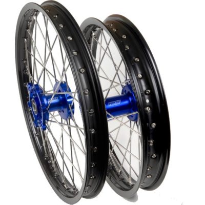VMX Radsatz Räder Felgen Suzuki RMZ 250 450 07-22 schwarz-blau 21″/19″