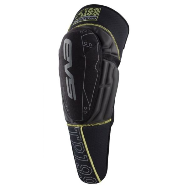 EVS TP199 JUGEND YOUTH KNEE/SHIN GUARD KNIE SCHIENBEINSCHUTZ BLACK/HI-VIZ YELLOW – PAAR