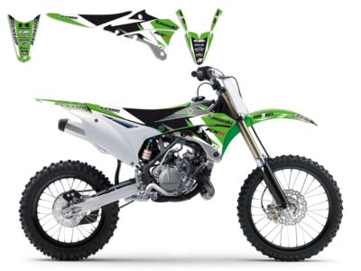 BLACKBIRD Dekorsatz Graphicskit mit Sitzbezug DREAM 3 Kawasaki KX 85 14-20