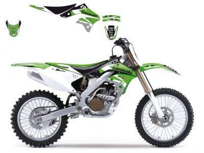 BLACKBIRD Dekorsatz Graphicskit mit Sitzbezug DREAM 3 Kawasaki KXF 250 450 06-08