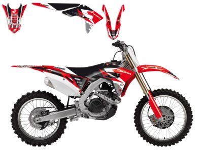 BLACKBIRD Dekorsatz Graphicskit mit Sitzbezug DREAM 3 Honda CRF 450 17-20