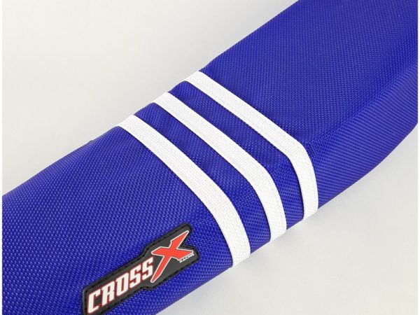 CrossX TLD Sitzbezug für KTM SX(F) 16-18 EXC(F) 17-19 Blau Weiß