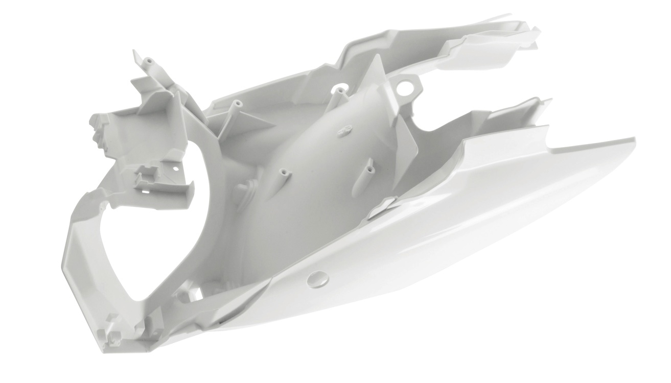 RTechmx Airbox m. Seitenteilen für KTM SXF 11-15, EXC 12-16 weiss