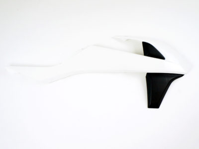 RTechmx Kühlerspoiler für KTM SX/SXF 16-18 EXC 17-19 weiß/schwarz
