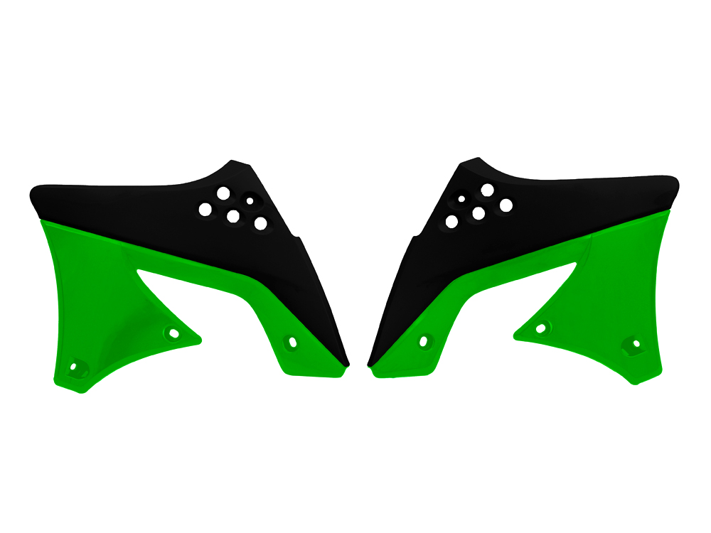 RTechmx Kühlerspoiler KXF 250 09-12 schwarz/grün ori.2010