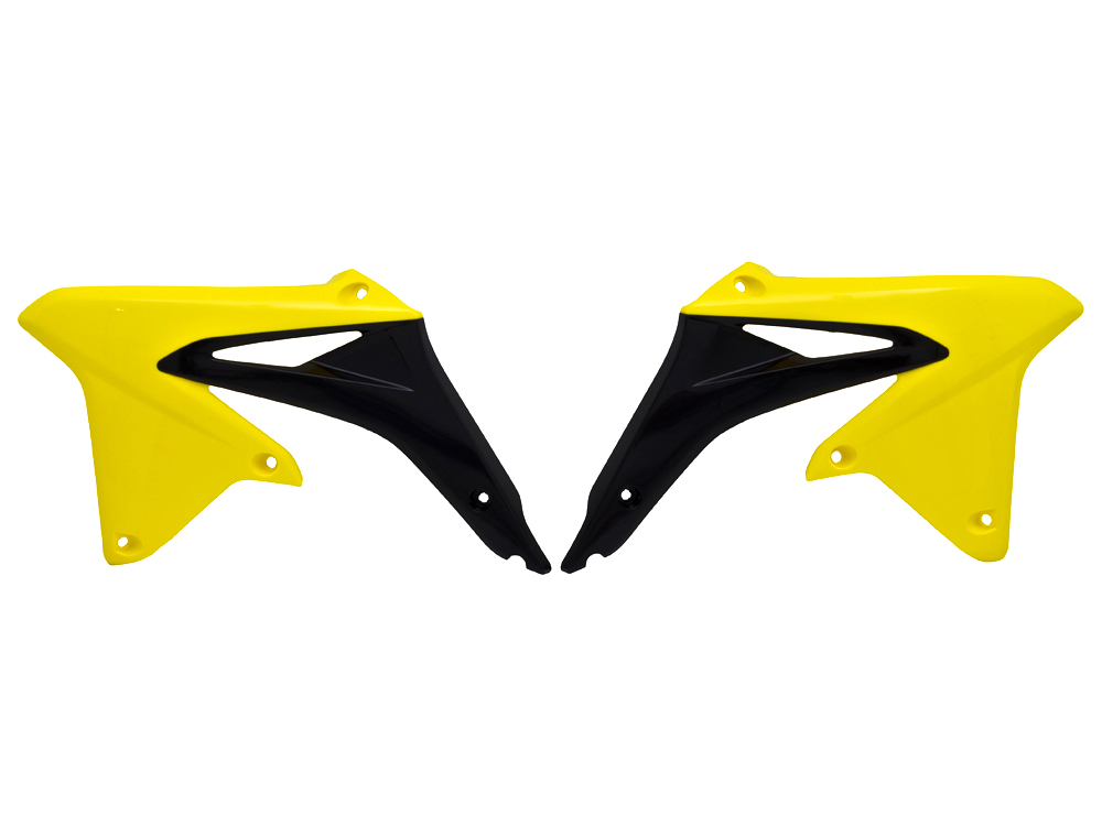 RTechmx Kühlerspoiler RMZ 450 08-17 gelb/schwarz