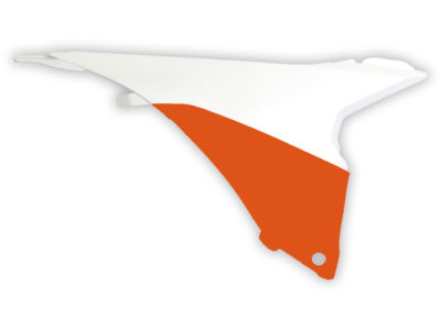RTechmx Airbox Cover Luftfilterkasten Abdeckung rechts für KTM SXF 13-15 PRO LEV 2-farbig or/wei
