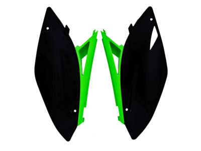 RTechmx Seitenteile KXF 250 09-12 / 450 09-11 schwarz/grün