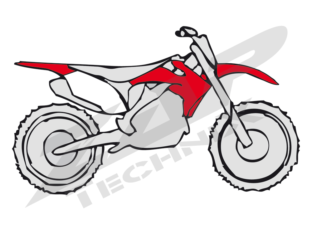 Druck RTech Plastikkit Honda CR 85 03-07 OEM Farbe