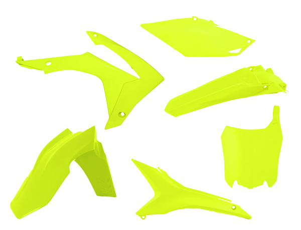 RTechmx Plastikkit Honda CRF 450 13-16 / CRF 250 14-17 Neon Gelb 6tlg