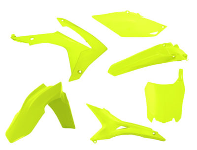 RTechmx Plastikkit Honda CRF 450 13-16 / CRF 250 14-17 US Neon Gelb 6tlg