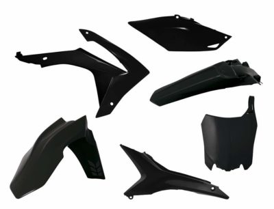 RTechmx Plastikkit Honda CRF 450 13-16 / CRF 250 14-17 Schwarz 5tlg.