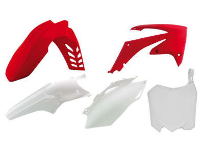 RTechmx Plastikkit Honda CRF 450 09-12 / CRF 250 10-13 Rot/Weiß OEM 5tlg.