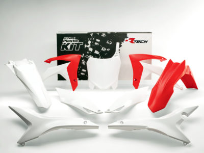 RTechmx Plastikkit Honda CRF 450 13-16 / CRF 250 14-17 Rot/Weiß OEM 6tlg.