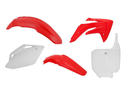 RTechmx Plastikkit Honda CRF 250 08- 09 Rot/Weiß OEM 2009 5tlg.