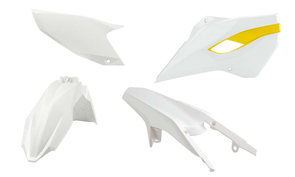 RTech Plastikkit für Husqvarna TE/FE 125 250 450 15-16 weiss