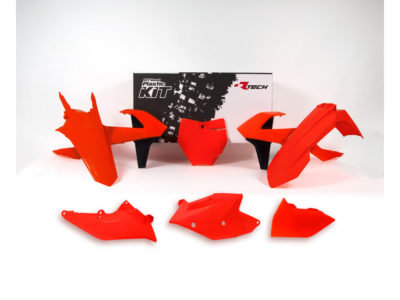 RTechmx Plastikkit für KTM SX/SXF 16-18 Neon Orange 6-teilig