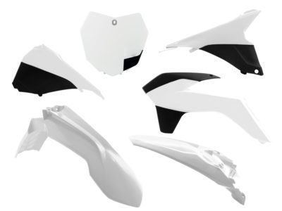RTechmx Plastikkit für KTM SXF 13-15 Weiß 6tlg + Airboxabdeckung
