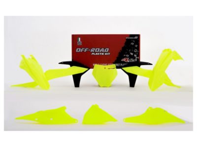 RTechmx Plastikkit für KTM SX/SXF 2019- Neon Gelb 6-teilig