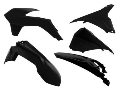 RTechmx Plastikkit für KTM EXC 14-16 Schwarz + Airboxabdeckung