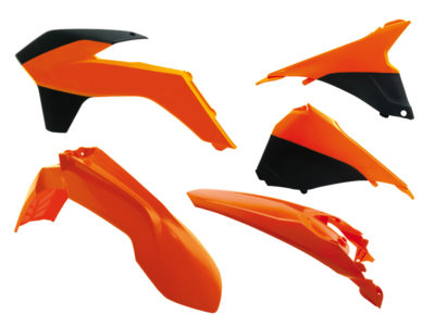 RTechmx Plastikkit für KTM EXC 14-16 OEM 2014 + Airboxabdeckung Orange