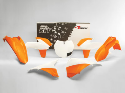 RTechmx Plastikkit für KTM SXF 13-15 OEM 2015 6tlg. + Airboxabdeckung or/we