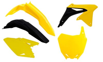 RTechmx Plastikkit RMZ 450 08-17 Gelb/Schwarz OEM 2014/15 5 tlg.