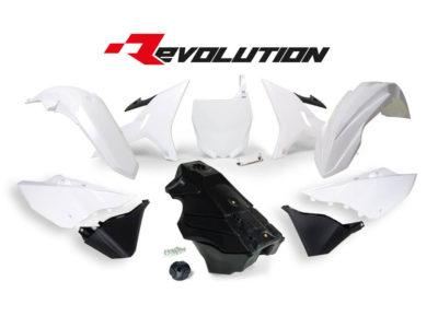 RTechmx REVOLUTION KIT YZ 125/250 02-21 / WR 250 16- Weiß inkl. Tank