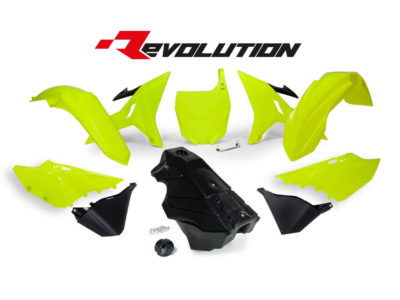 RTechmx REVOLUTION KIT YZ 125/250 02-21 / WR 250 16- Neon Gelb inkl. Tank