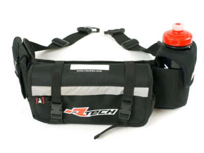 RTechmx Enduro Gürteltasche mit Trinkflache schwarz/rot