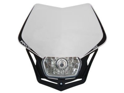 RTechmx Lampenmaske V-Face schwarz/weiß
