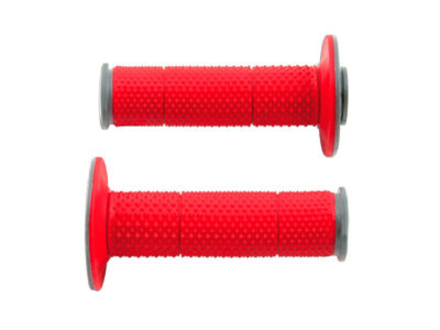 RTechmx Racetech Full DIAMOND Griffgummi Griffe grau/ rot